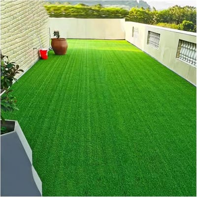 Kunstgras Tapijt - Nepgras Gazon - Balkon Verfraaien - UV- en Weerbestendig - 100 x 400 cm - Groen