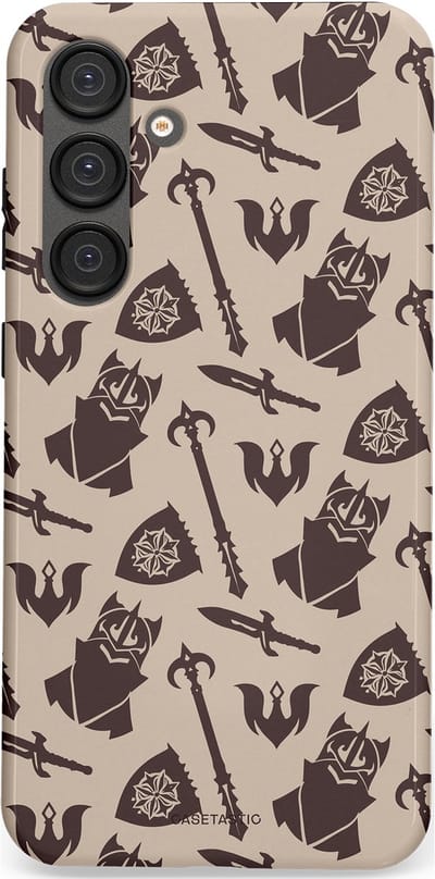Casetastic Hoesje Geschikt voor Samsung S25 Plus - Stijlvolle Beschermende Duo-layer Case - Eeuwige paladin