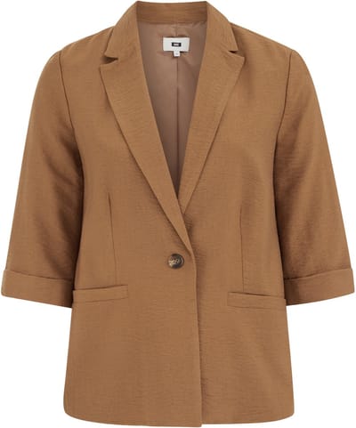 WE Fashion Dames regular fit blazer met structuur