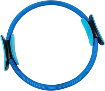 AJ-Sports Pilates Ring - Pilates bar - Fitness ring - Yoga ring - Yoga wiel - Fitness - Yoga - Pilates - Blauw - Diameter 38 cm
