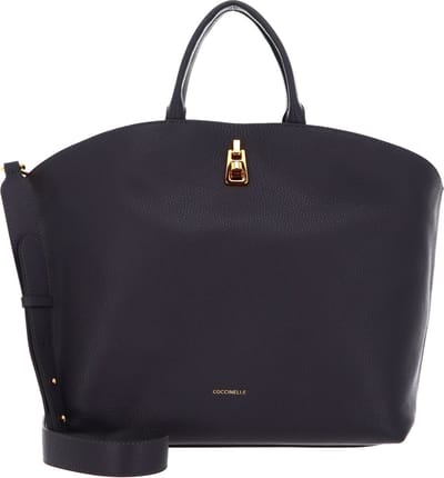 COCCINELLE Leren Handtas Schoudertas Coccinelle Magie Soft Handbag Grained Leather Ardesia Donkergrijs