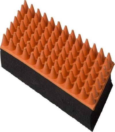 Abany quality design – professionele vacht verzorgings - borstel kam voor huisdieren - voor honden katten konijnen paarden - tevens massage voor dieren! - goed voor de verzorging van de vacht – 5 x 13 cm - rood - zwart