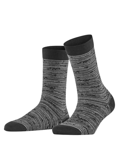 FALKE Family Special Edition duurzaam huidvriendelijk katoen Sokken dames zwart - maat 35-38