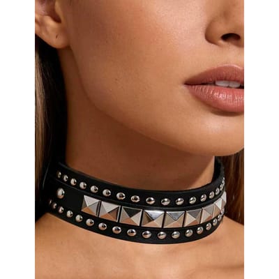 Gotische Punk Kettingen, Rock Mode Kettingen, Feestkostuums, Sieraden Accessoires, Dames Kettingen, Halloween Feest Cadeaus brown