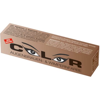 Color Wimper- en wenkbrauwverf natuurbruin