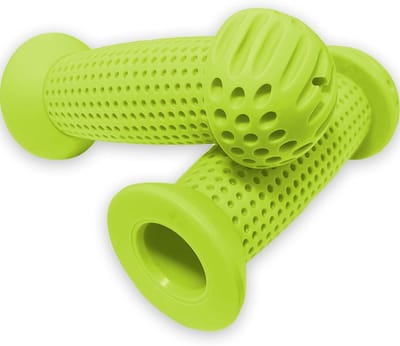 Kinderfietsgrepen - Fietsstuur handvatten - Veilig Fietsen - Antislip rubbermix - 100 mm - Donkerblauw