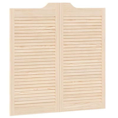 vidaXL - Schuifdeuren - 100 - x - 50 - cm - Massief - grenenhout - Naturel