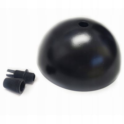 SMX Design - Lamp Rozet - 10 cm - Metaal - Zwart