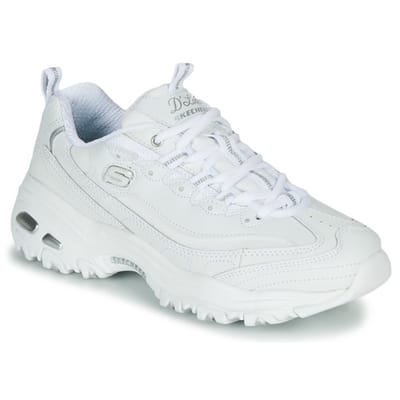 Skechers - D'Lites Fresh Start - Dames - Sneakers - Wit