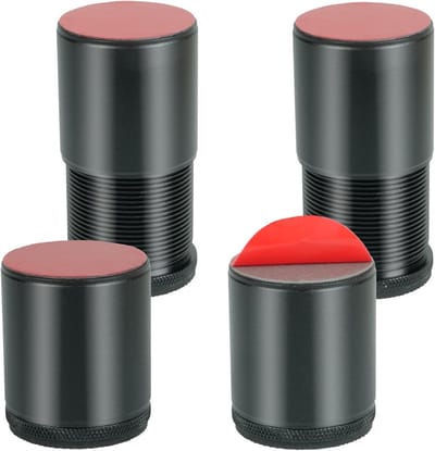 Verstelbare metalen meubelpootjes in goudkleur, 4 stuks, hoogte 47-79 mm, perfect voor meubels en interieurdecoratie