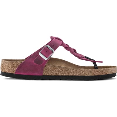 Geoliede leren sandalen voor vrouwen Birkenstock Gizeh Oiled