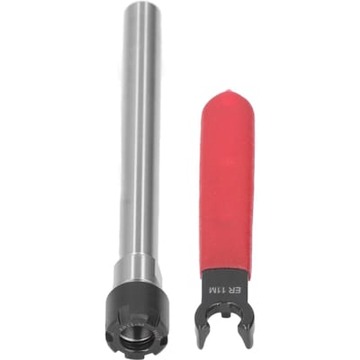 Spantanghouder Recht Lang CNC Frezen Verlengstang 17mm Klembereik Sleutel(C10ER11M100L