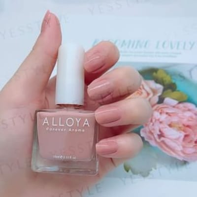 ALLOYA - Water-Based Natural Nail Polish Environmental Friendly 125 Sweet Tea Time 10ml