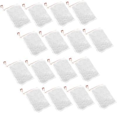 Nylon Fruit Netten - Beschermzakken Planten - Tuinieren Fruit Beschermen - Herbruikbaar Met Trekkoord - 30x20cm - Diverse Kleuren