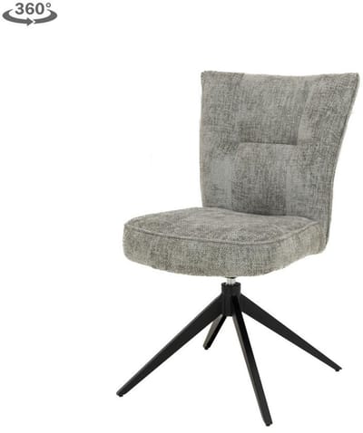 Tower Living - Bardi draaistoel - zilver