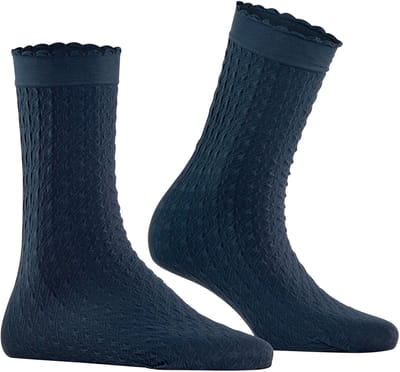 FALKE Posh Pulse eenkleurig materiaal half ondoorzichtig 50 DEN sokken dames zwart - maat 35-38