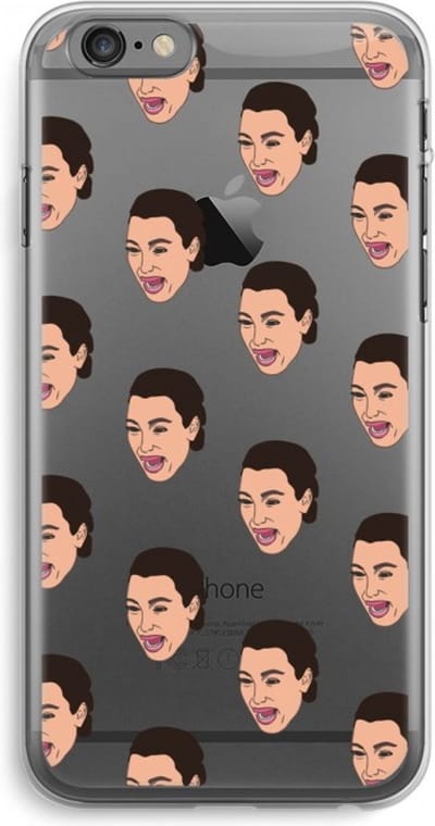 Case Company® - Hoesje geschikt voor iPhone 6 PLUS / 6S PLUS hoesje - Ugly Cry Call - Soft Cover Telefoonhoesje - Bescherming aan alle Kanten en Schermrand