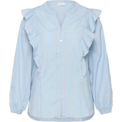 Vrouwenblouse KAFFE Curve KCLenia Flounce