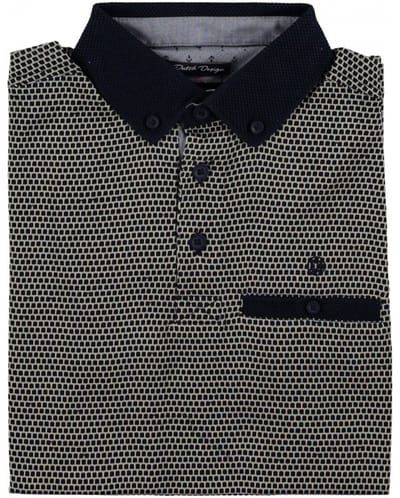 Fellows United Polo Honey Comb Navy (21.3619 - 110)
