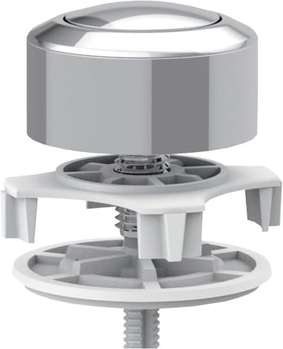 Toiletzeef - Candaba model - Universele afvoer - Onderbrekingsmechanisme