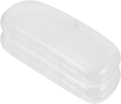 Bril Opbergdoos - Brillenhoesje Beschermhoes - Brillen Beschermen - Transparant PVC Materiaal - 15.5 x 6.5 x 3.5 cm - Transparant