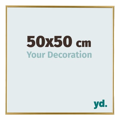 Your Decoration - Fotolijst 50x50 cm - Kunststof - Goud - Evry