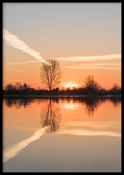 Poster Kraaijenbergse Plassen - 50x70 cm - Poster Natuur - WALLLL