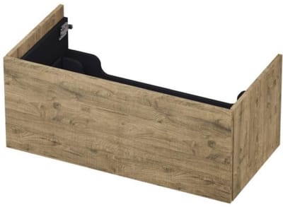 INK - Onderkast 1 Lade Push 2 Open Bestaande Uit - 900x450x376 Mm - Naturel Eiken