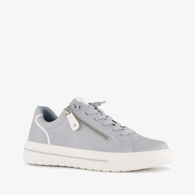 Softline dames sneakers met H leest lichtblauw - Maat 37 - Uitneembare zool
