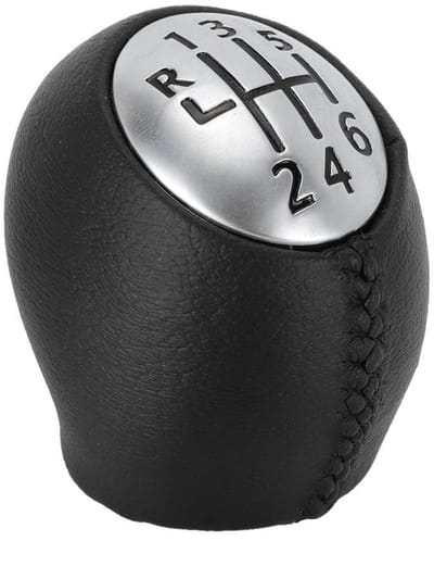 Allecto - Switching knobs - Vervangingsknop - Hoogwaardige kwaliteit - Geschikt voor voertuigen - Knop voor 6-speed - Renault Megane en meer