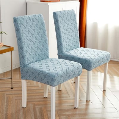 1-delige stoelhoes voor eetkamer stretch jacquard eetkamerstoelhoes hoes elastische spandex keukenstoelhoes 1Pc
