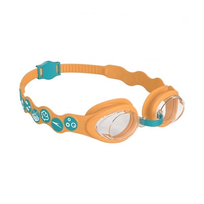 Speedo Kinder/Kids 2024 Gevlekte zwembril (Oranje/Groen)