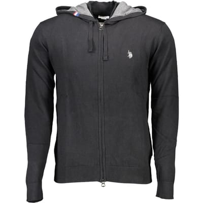 Ritsgebreide Hoodie Trui