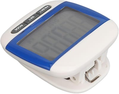 Compacte Stappenteller - Activiteitentracker - Trainingsmonitoring - Groot LCD-scherm - 17 inch display - Blauw