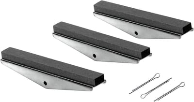Powerbuilt Alltrade 647361 3 stuk 4" Cilinderslang Stone (Medium Grit #220), Grijs