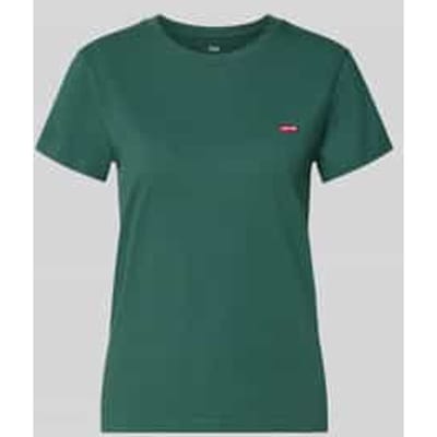 Regular fit t-shirt van puur katoen