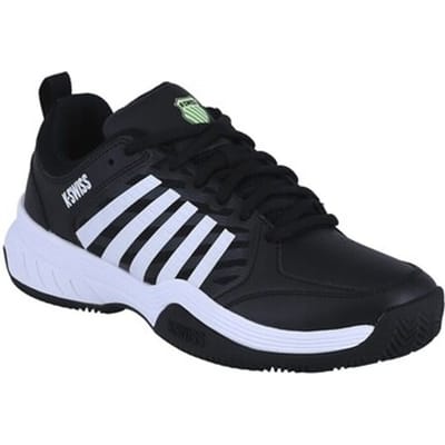 K-SWISS Tennisschoenen Court Express 2 Clay Black/white/soft Neon Green Mens 40