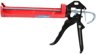 GEKO Half-barrel kitpistool - draaibare loop - 300 ml - staal/aluminium