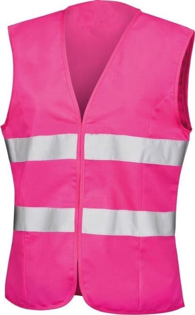 Scoby - Veiligheidshesje - Reflecterend - Veiligheidsvest voor Hardlopers - Fietsers - Zichtbaarheid - Maat XXL - Roze