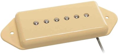 Boston VDE-46-NIV Single Coil Pickup - Alnico 5 bar-magneet, gevlochten afgeschermde bedrading, gewaxte enamel draad