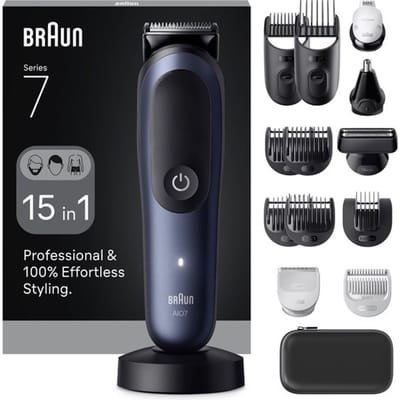 Braun All-in-One Series 7 AIO7580 Style Kit – Baardtrimmer - Tondeuse - Gezichtstrimmer en Lichaamstrimmer in 1