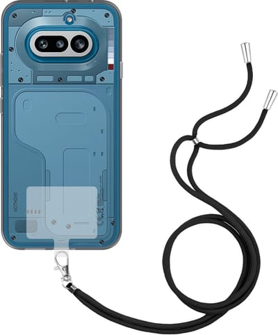 Cazy hoesje met koord geschikt voor Nothing Phone (4a) Hoesje met Koord - Flexibele Case - Transparant