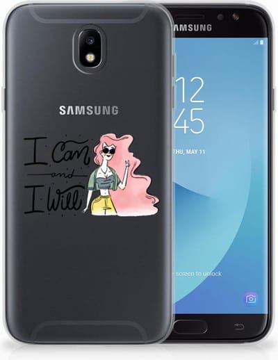 Samsung Galaxy J7 2017 | J7 Pro Telefoonhoesje met Naam i Can