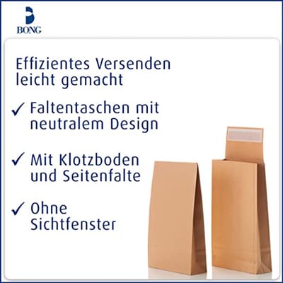 Zelfklevende Vouwzakken B4 - 250 Stuks - Bruin Kraftpapier - Verzendzakken met Bodem en Zijvouw - 353 x 250 x 38 mm