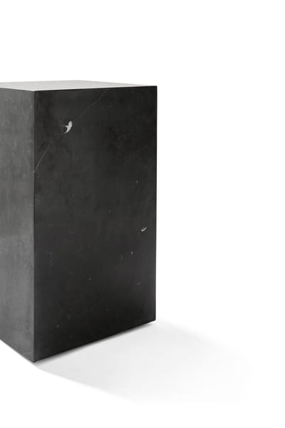 Audo - Plinth Tafel - zwart marmer - tall