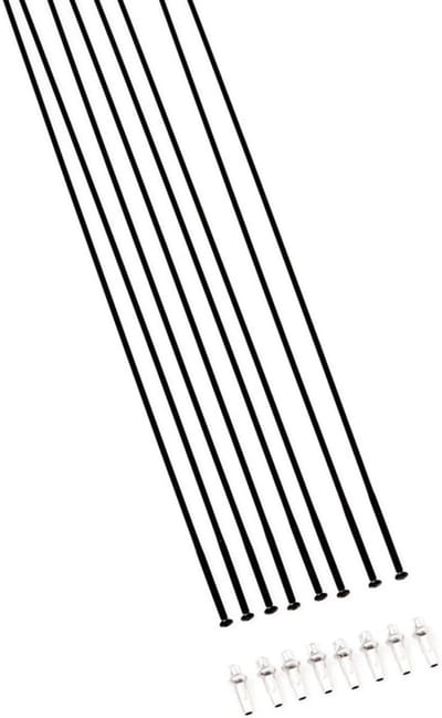 Fiets Spakenset - Wiel Onderdelen - Fietsreparatie - Compleet Met Nippels - 285mm 284mm - Zwart