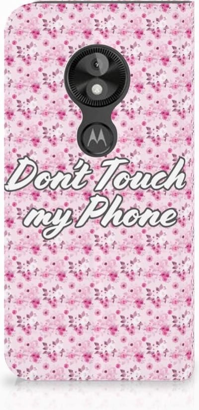 Motorola Moto E5 Play Design Case Flowers Pink DTMP