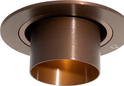 QAZQA installa - Moderne Inbouwspot - 1 lichts - Ø 7.7 cm - Brons - Woonkamer | Slaapkamer | Keuken