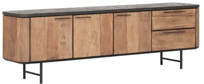 DTP Home Soho tv meubel medium Teakhout Mortex - 190x40x60 cm