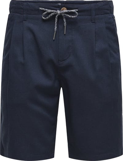 ONLY&SONS - ONSLEO LINEN MIX 0048 SHORTS - Heren - Bermuda shorts